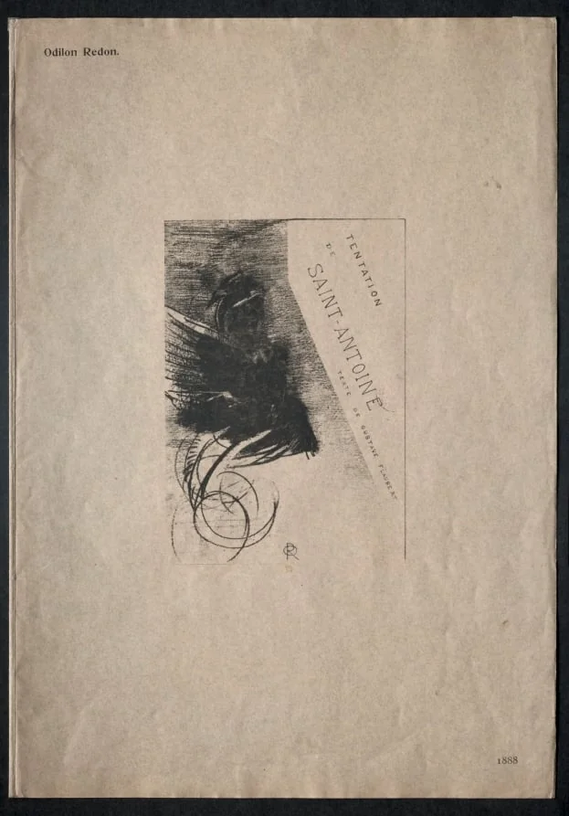 Cover, by Odilon Redon, 1888