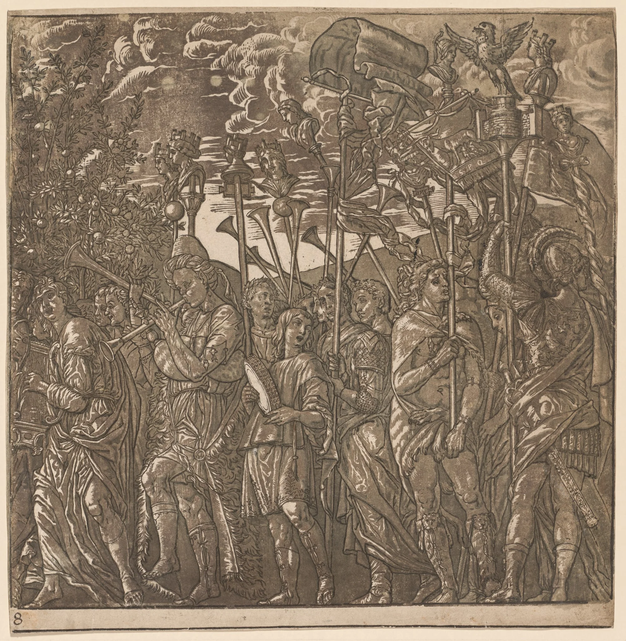 The Triumph of Julius Caesar: Soldiers Carrying Banners and Standards