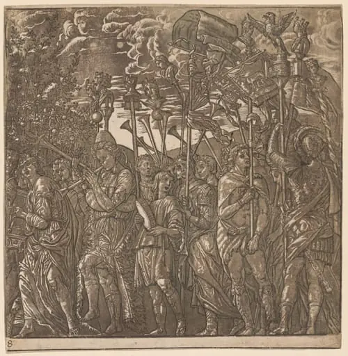 The Triumph of Julius Caesar: Soldiers Carrying Banners and Standards