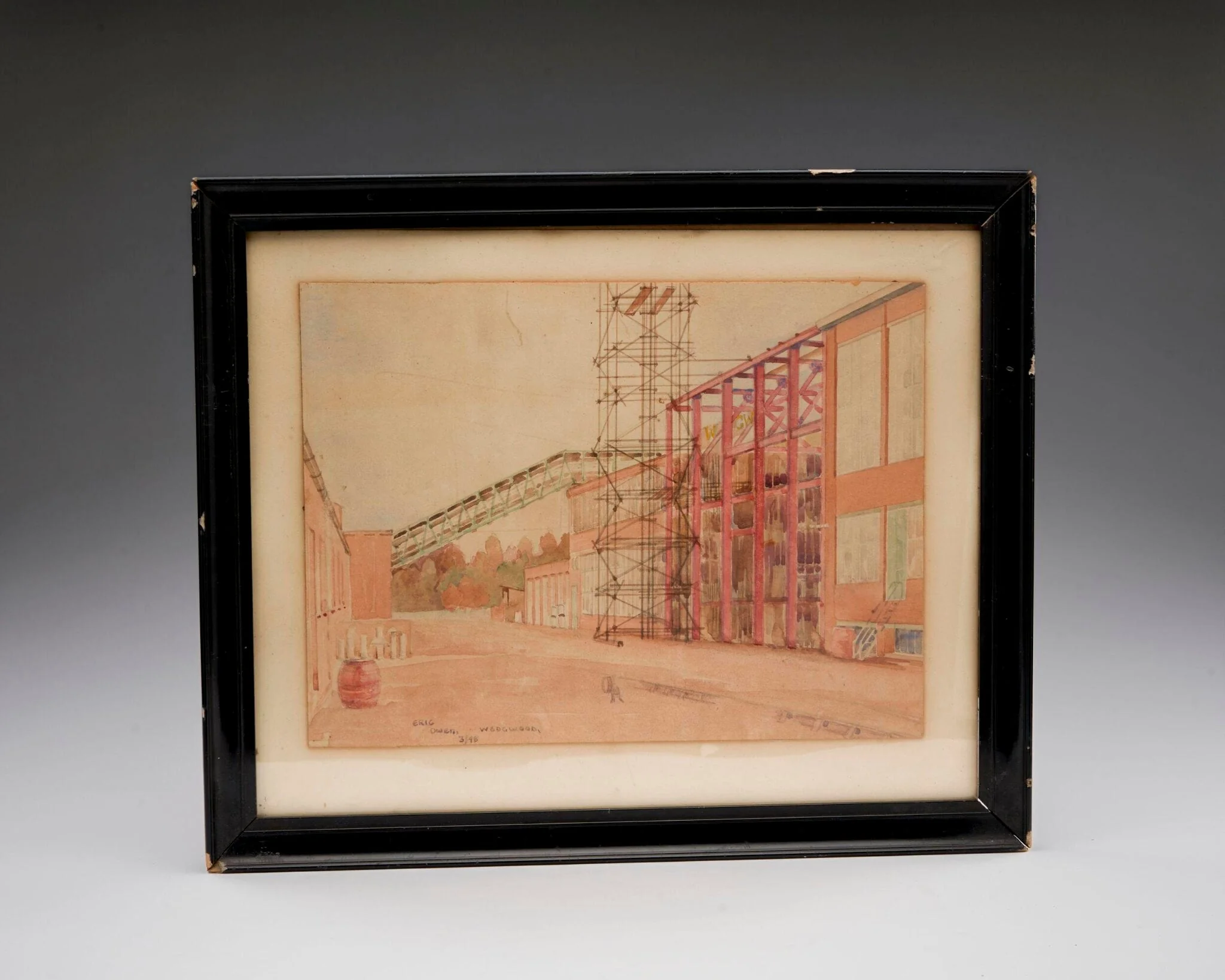 Untitled, by Eric Owen, watercolor, 1948