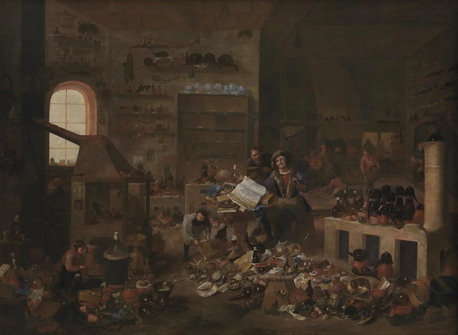 An Alchemist in his Laboratory