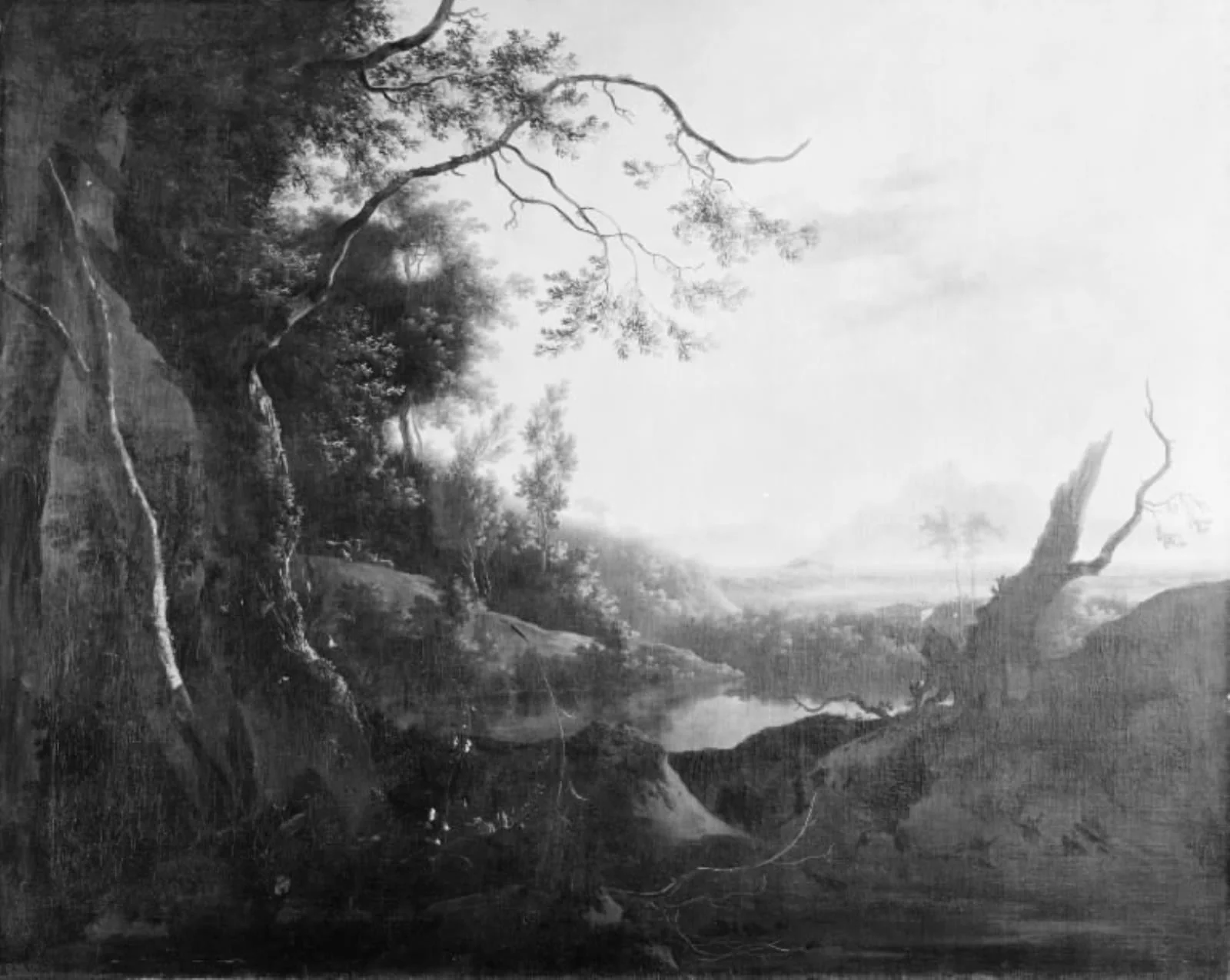 Landscape, by Unknown, unspecified, 1718