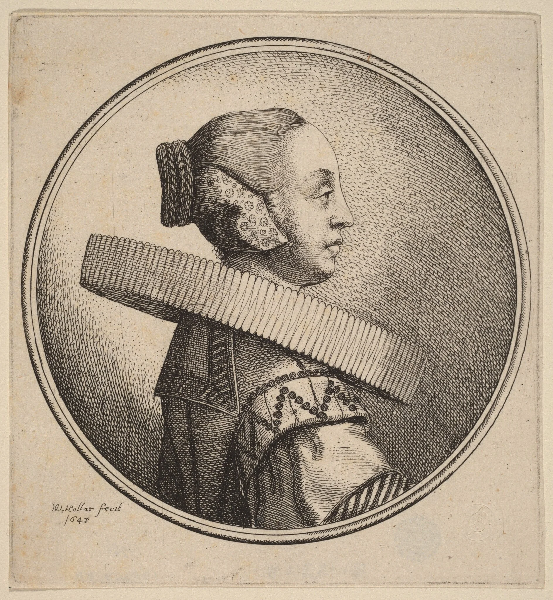 Woman with a Ruff in Profile
