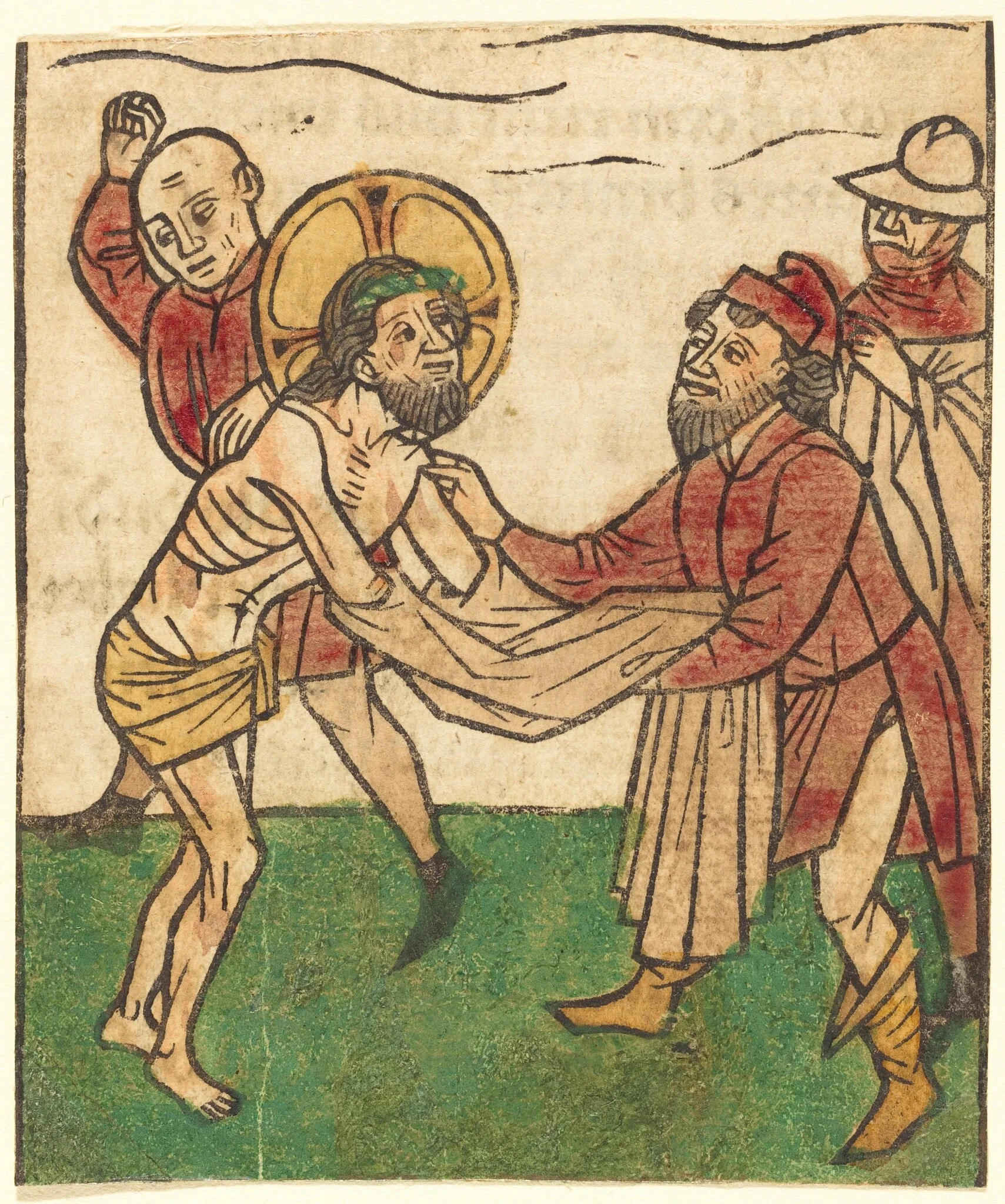 Christ Stripped of His Garment, by Ludwig of Ulm, ink, 1450