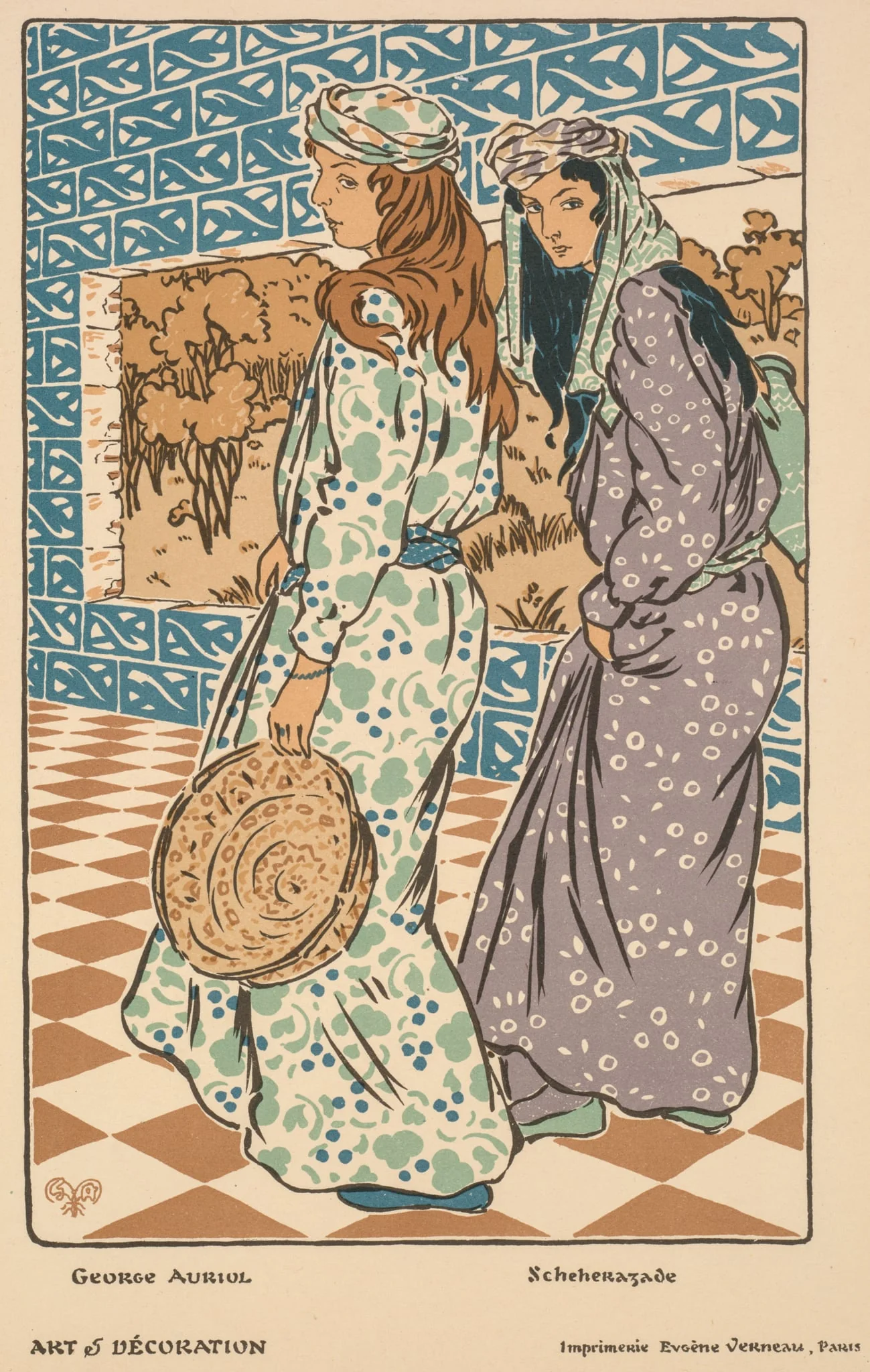 Scheherazade, by George Auriol, 1901