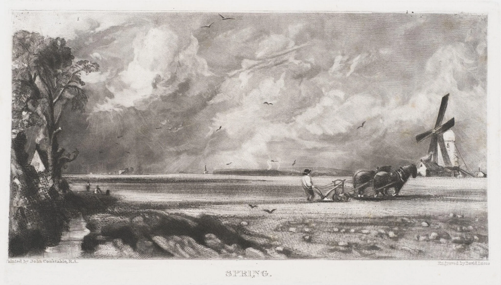 SPRING, by John Constable, 1855