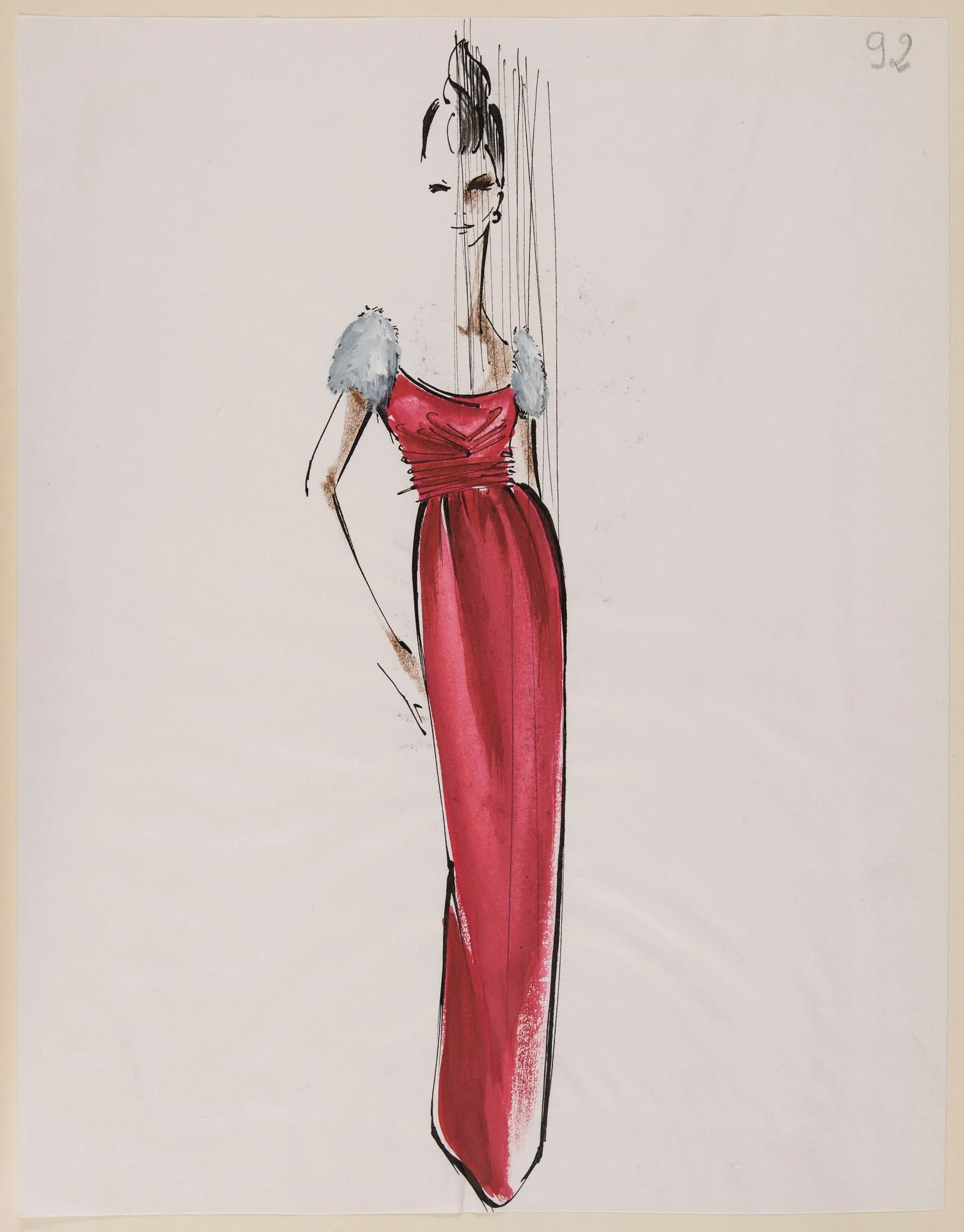 Sans titre, by Marie-Louise Carven, 1963