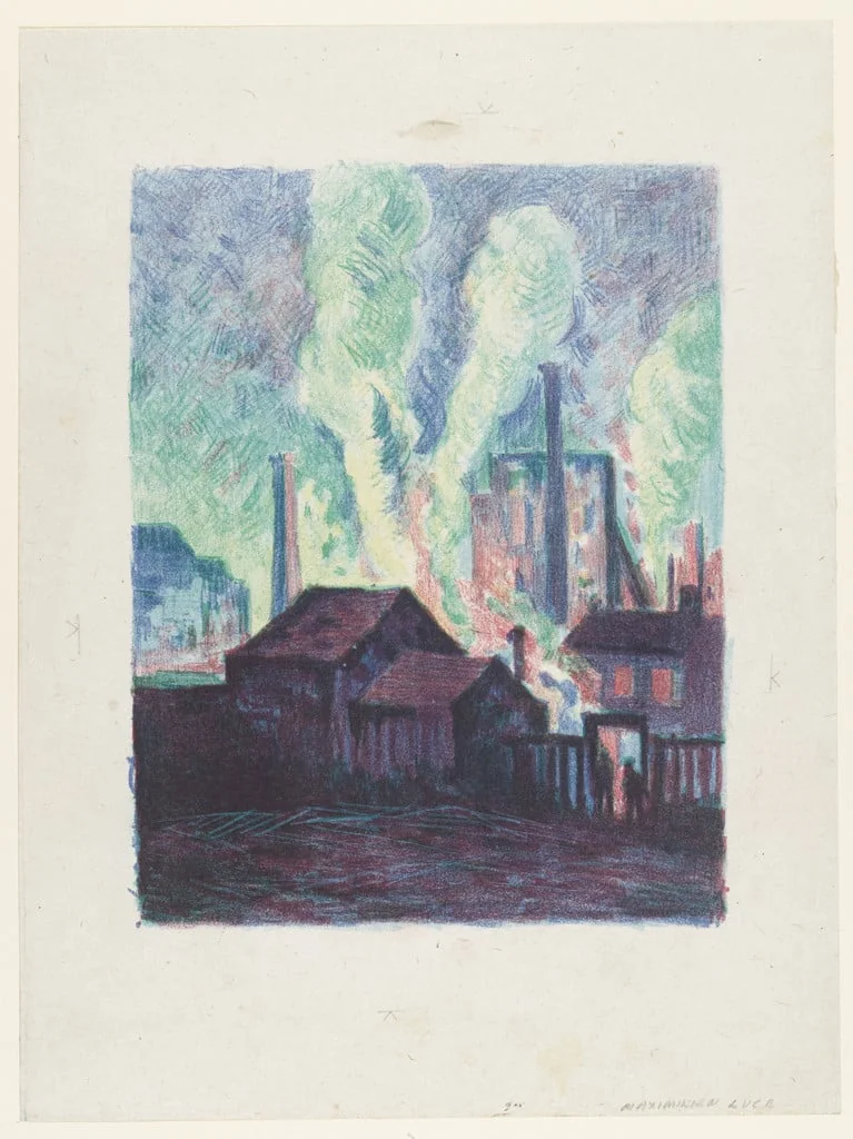 Untitled, by Maximilien Luce, ink, 1898