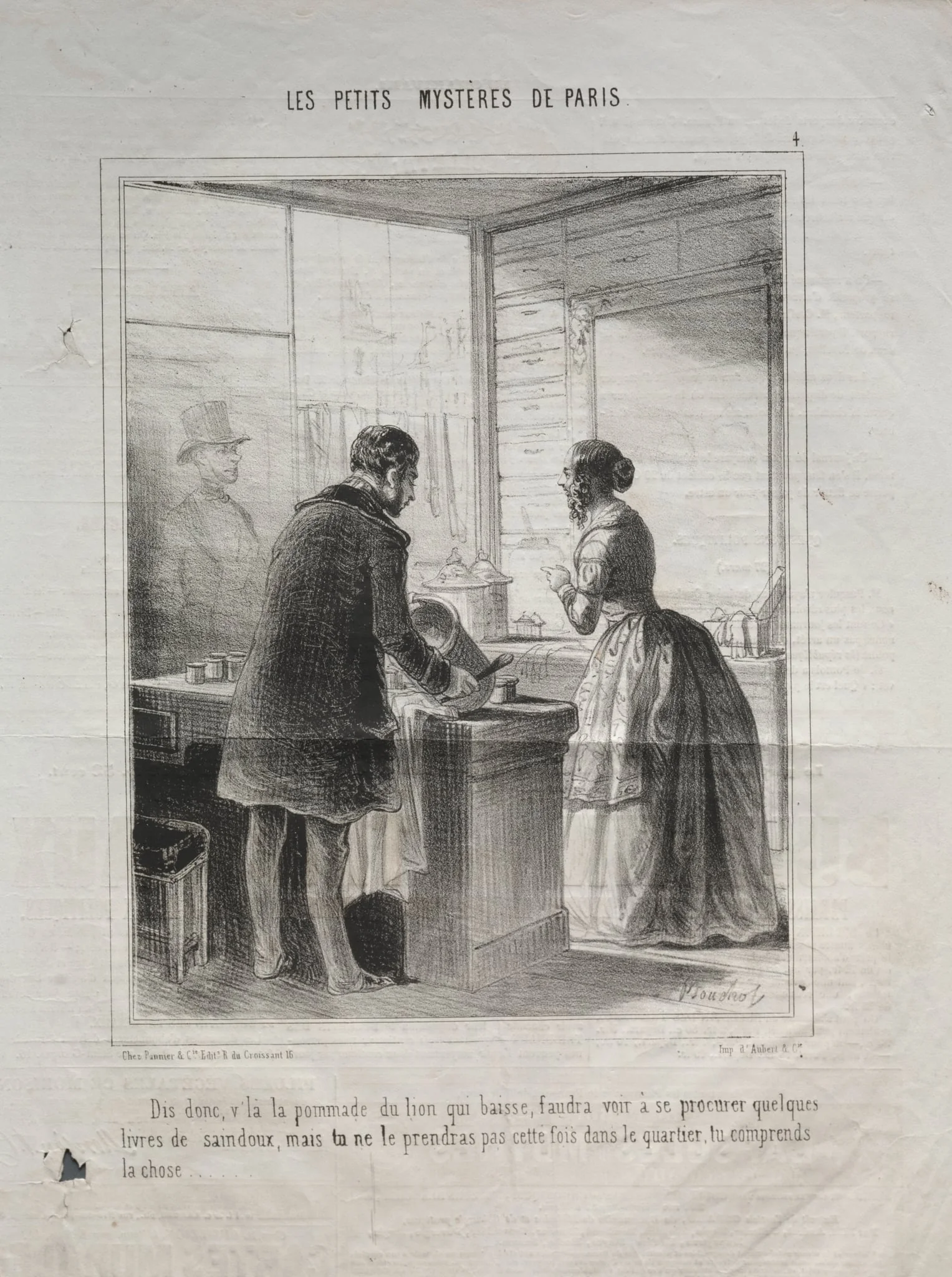 Les Petits mystères de Paris:  No. 4, by Frédéric Bouchot, 1804