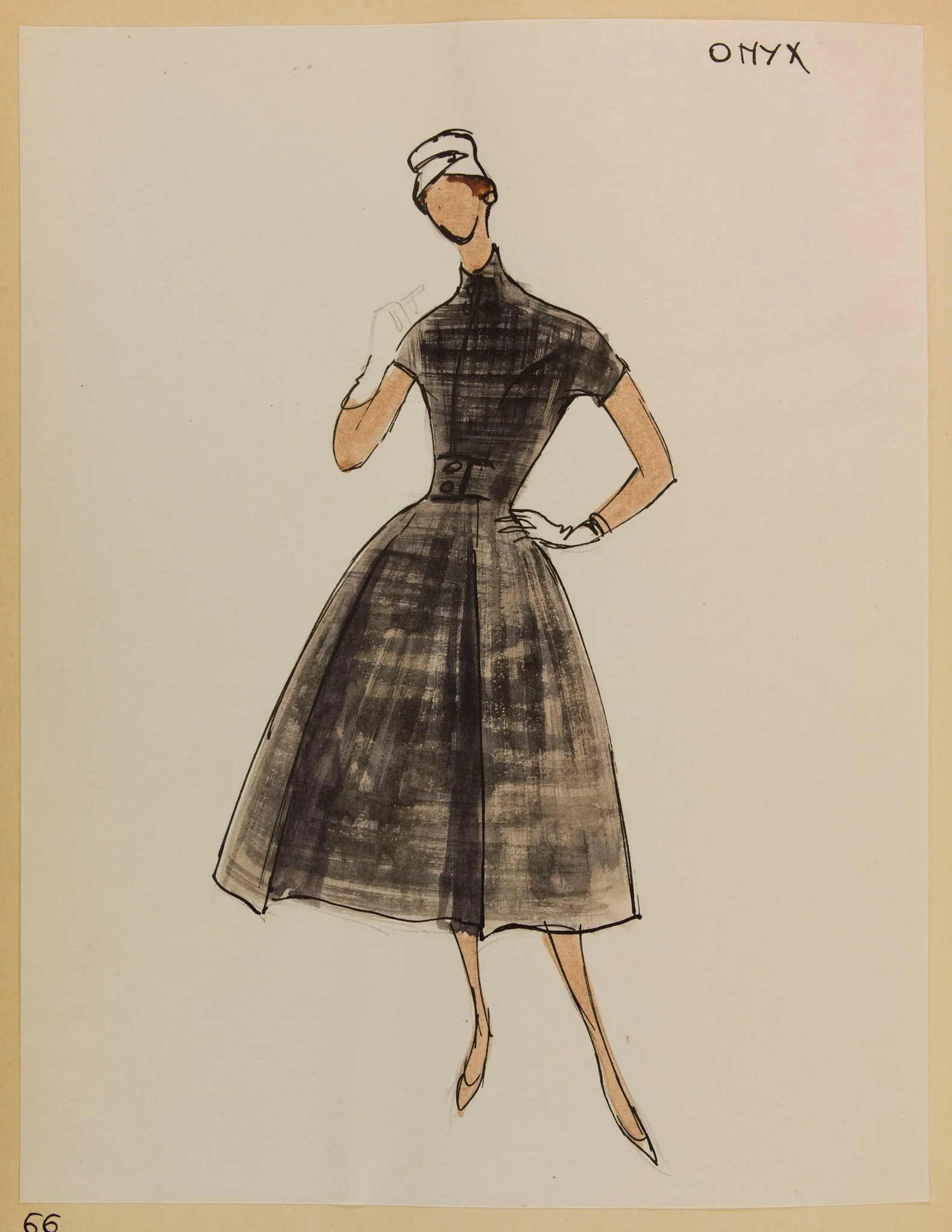 Onyx, by Carven, 1955