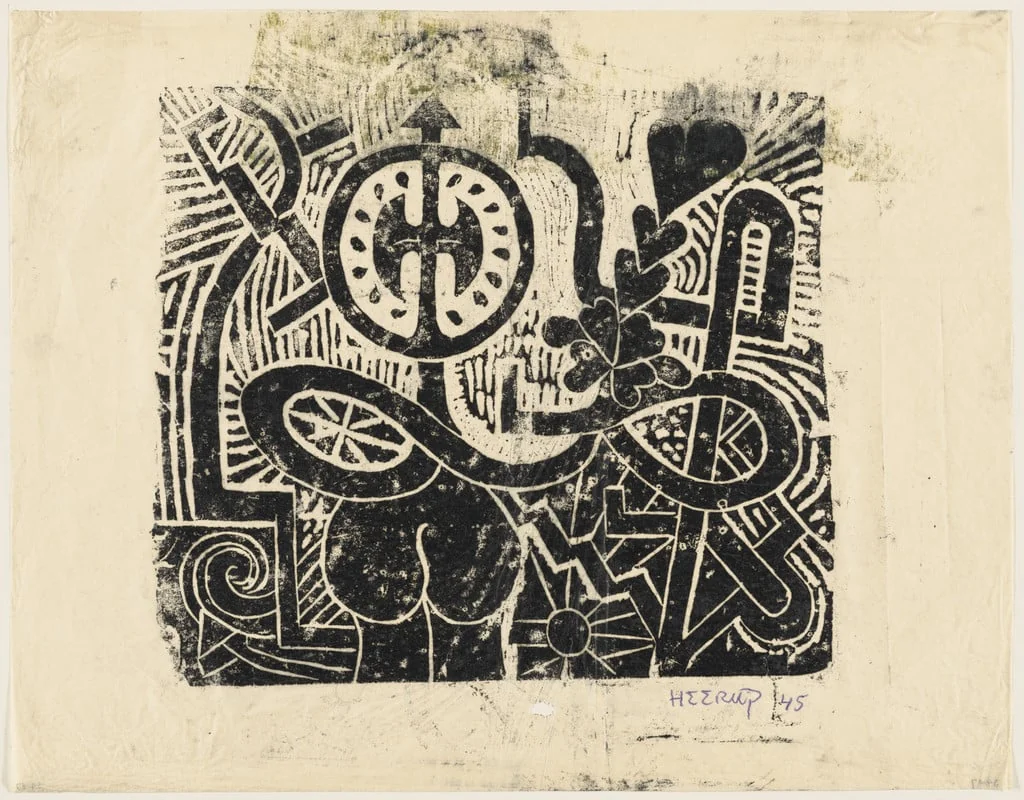 Untitled, by Henry Heerup, 1945