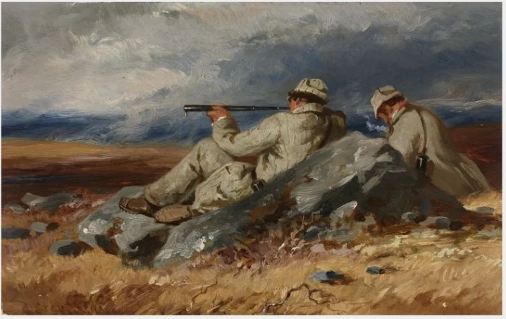 Two Sportsmen in Scotland, by Charles Grey, unspecified, 1848