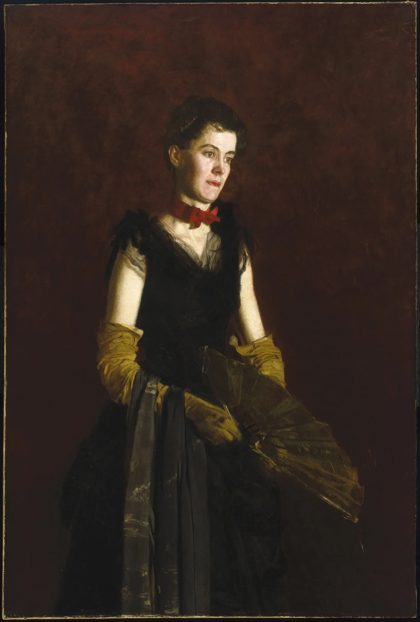 Letitia Wilson Jordan, by Thomas Eakins, oil, 1894