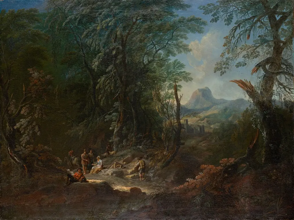 Forest Landscape "Morning"