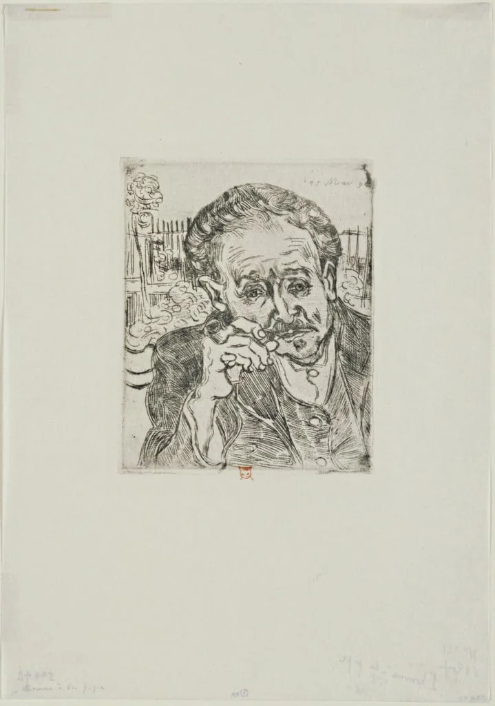 Untitled, by Vincent van Gogh, ink, 1890