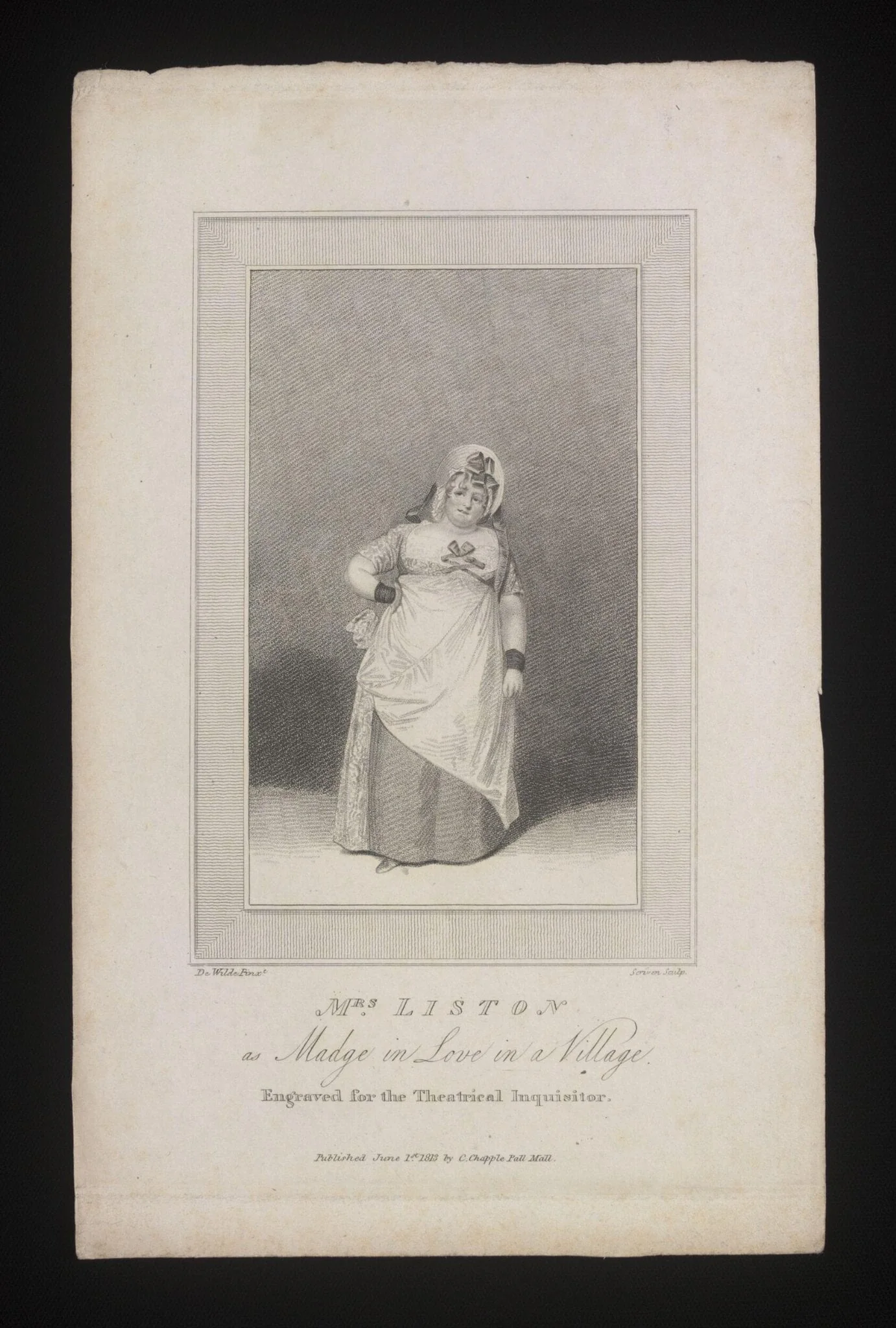 Mrs Liston as Madge in Love in a Village, by Unknown, 1