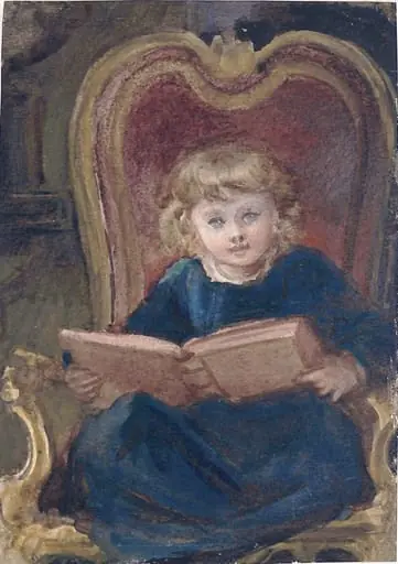 Vere Cochran in Highcliffe Library