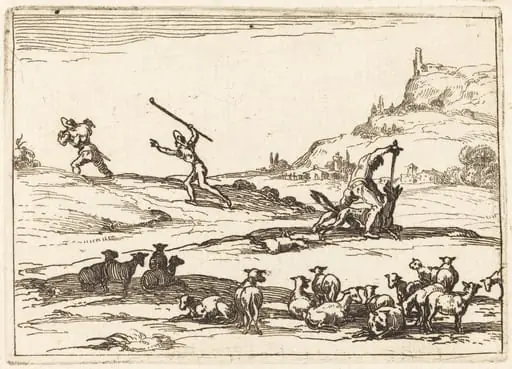 Shepherds Defending their Herds