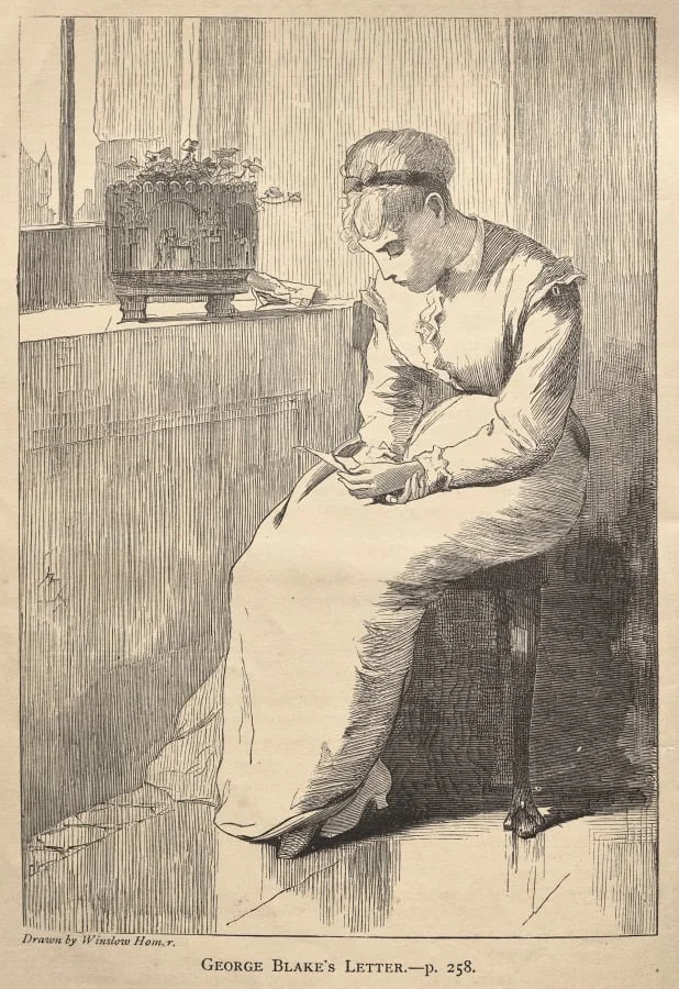 George Blake's Letter, by Winslow Homer, 1870