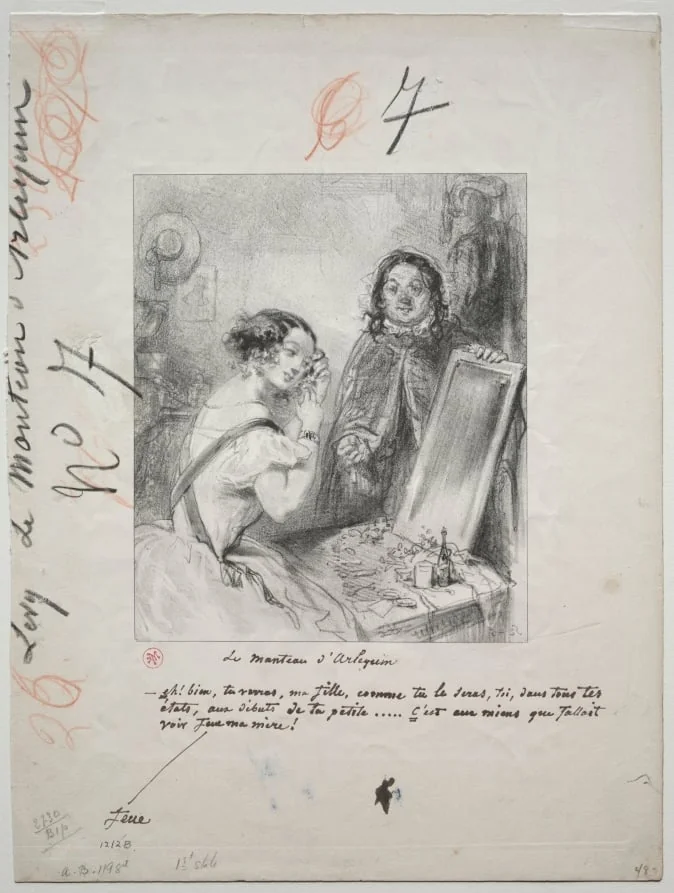 Le Manteau d'Arlequin:  Eh bien ! Tu verra, ma fille...