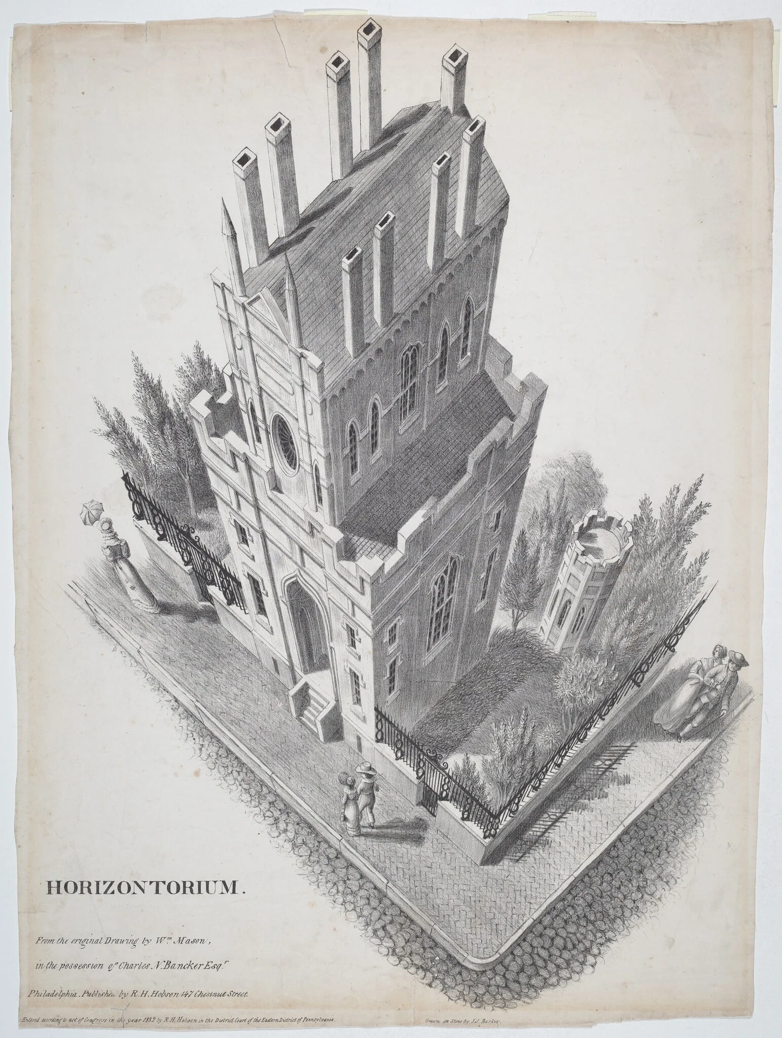 Horizontorium, by John Jesse Barker, ink, 1832