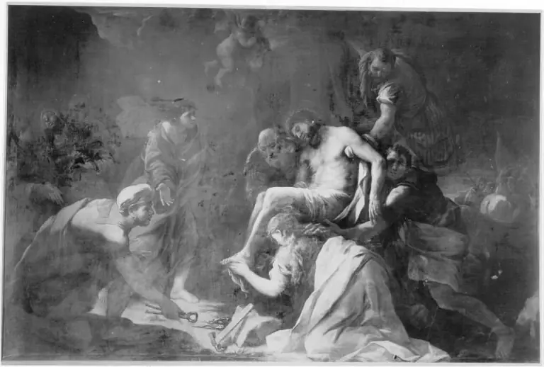 Christ brought down from the Cross