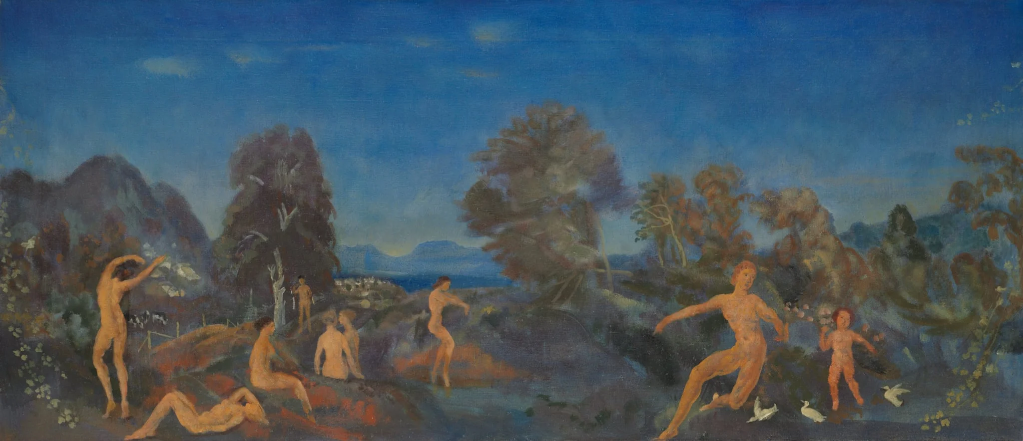 Hermes and the Infant Dionysus, by Arthur Bowen Davies, unspecified, 1908