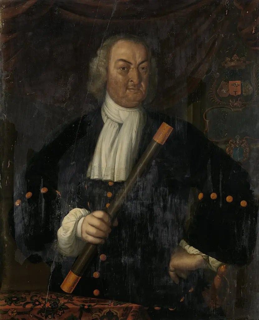 Portrait of Hendrik Swaardecroon (Hendrick Zwaardecroon), Governor General of the Dutch East Indies
