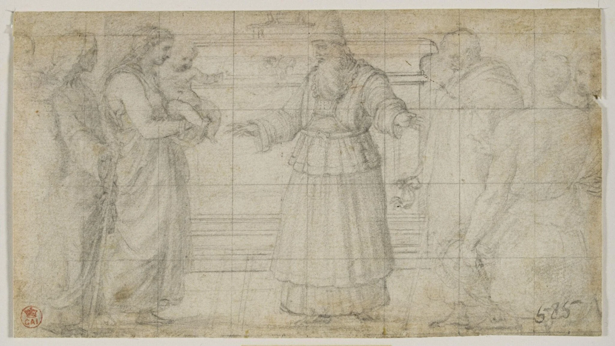 The Presentation of the Infant Christ in the Temple, by Alessandro Allori, 1550