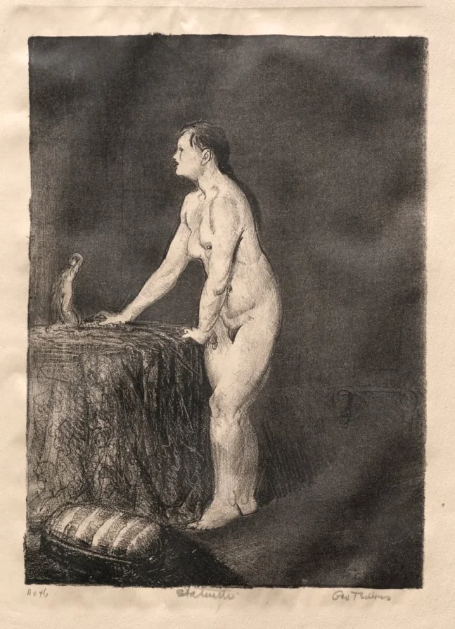 Statuette, by George Bellows, 1917
