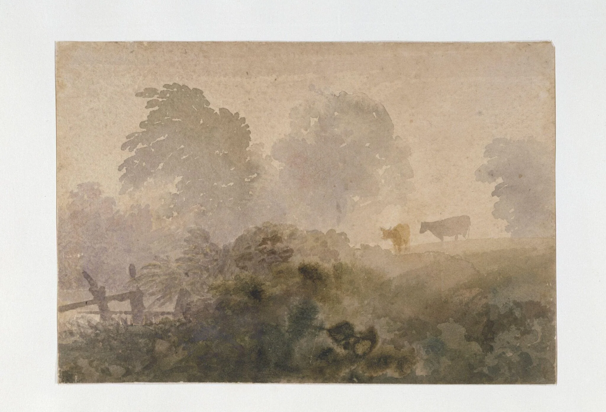 Untitled, by Anthony Vandyke Copley Fielding, watercolor, 1850