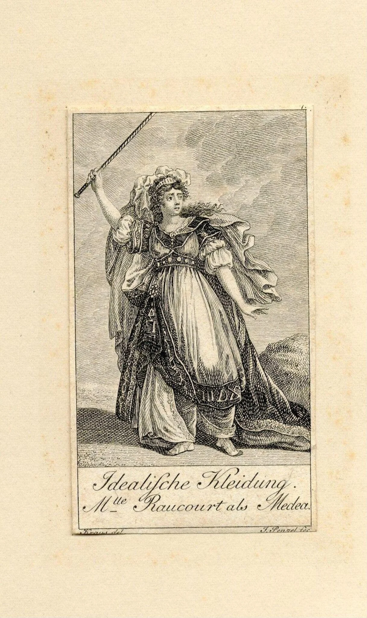 H Beard Print Collection, by Georg Melchior Kraus, 1850