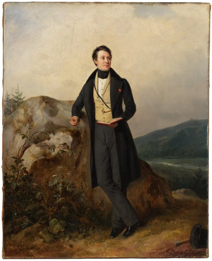 Portrait of an Unknown Man in a Landscape