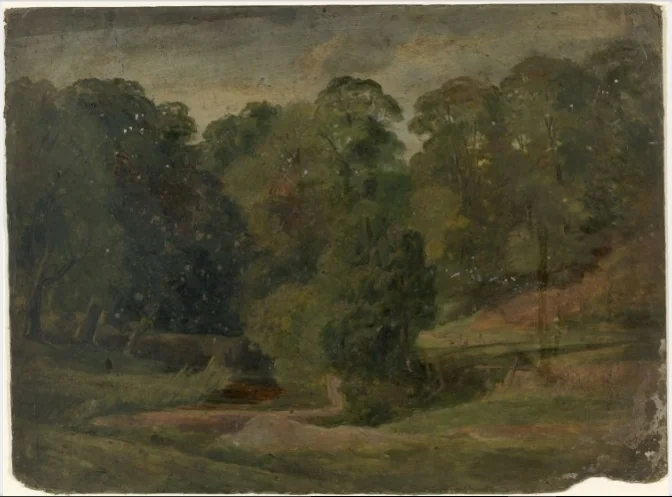A Clearing in the Woods, by William Howis senior, unspecified, 1853