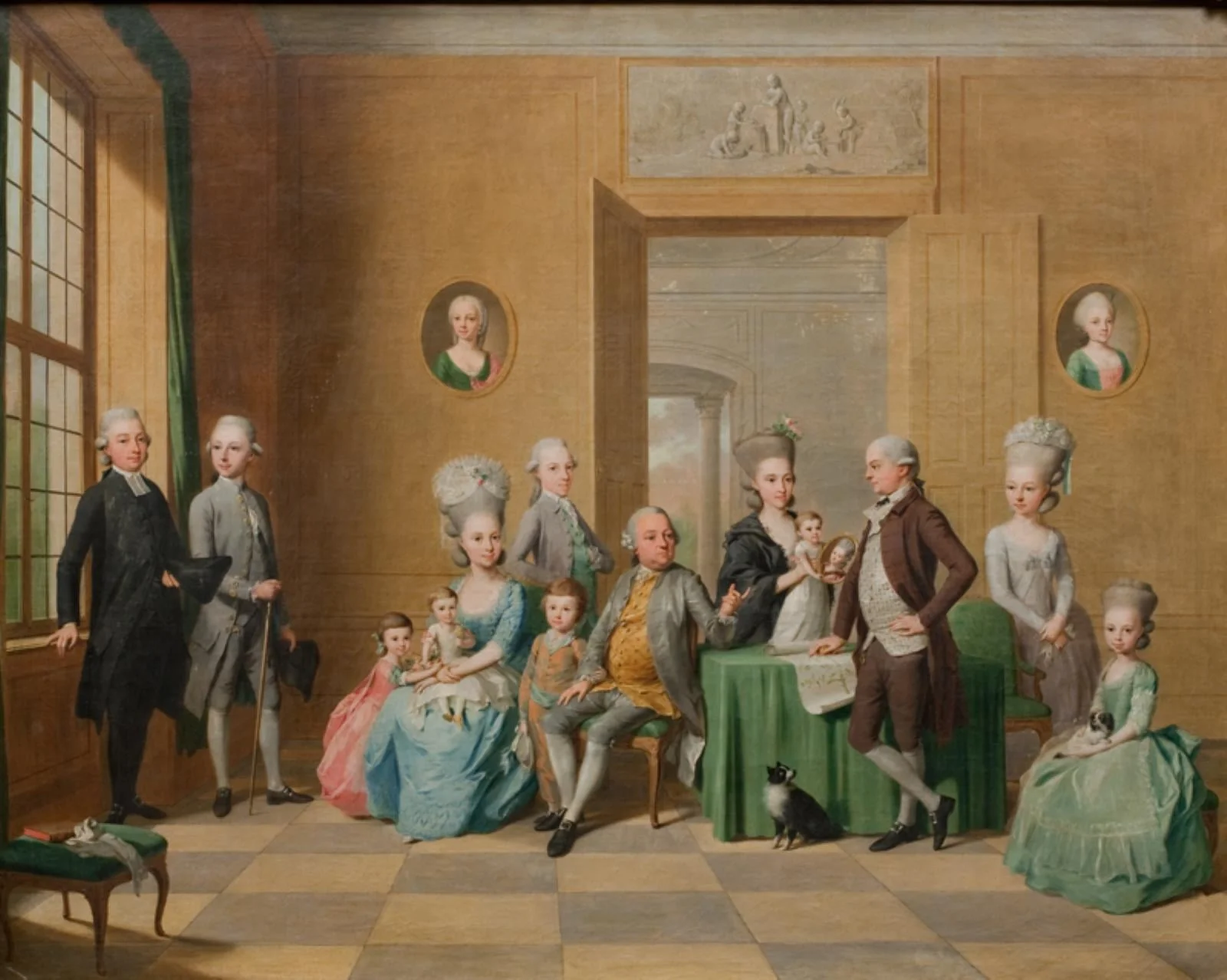 The Souchay Family, by Unknown, 1779