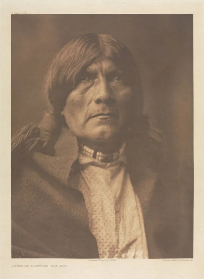 Portfolio XVII, Plate 596: Ambrosio Martínez - San Juan, by Edward S. Curtis, 1905