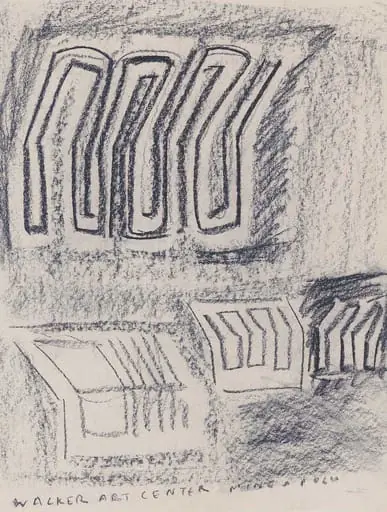 Σπουδή για γλυπτό στο Walker Art Center II