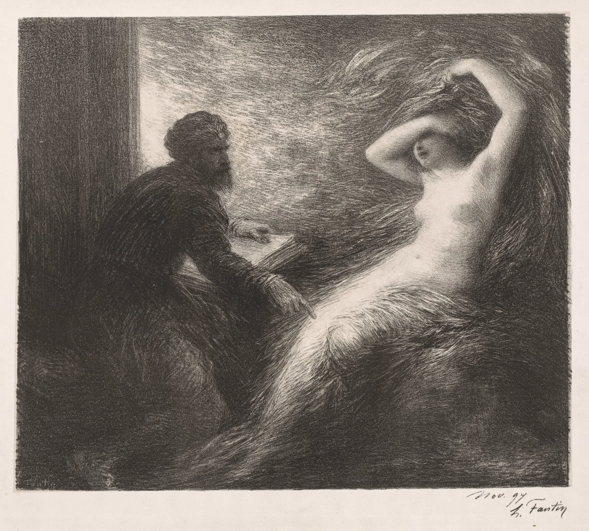 The Evocation of Kundry, by Henri Fantin-Latour, 1898