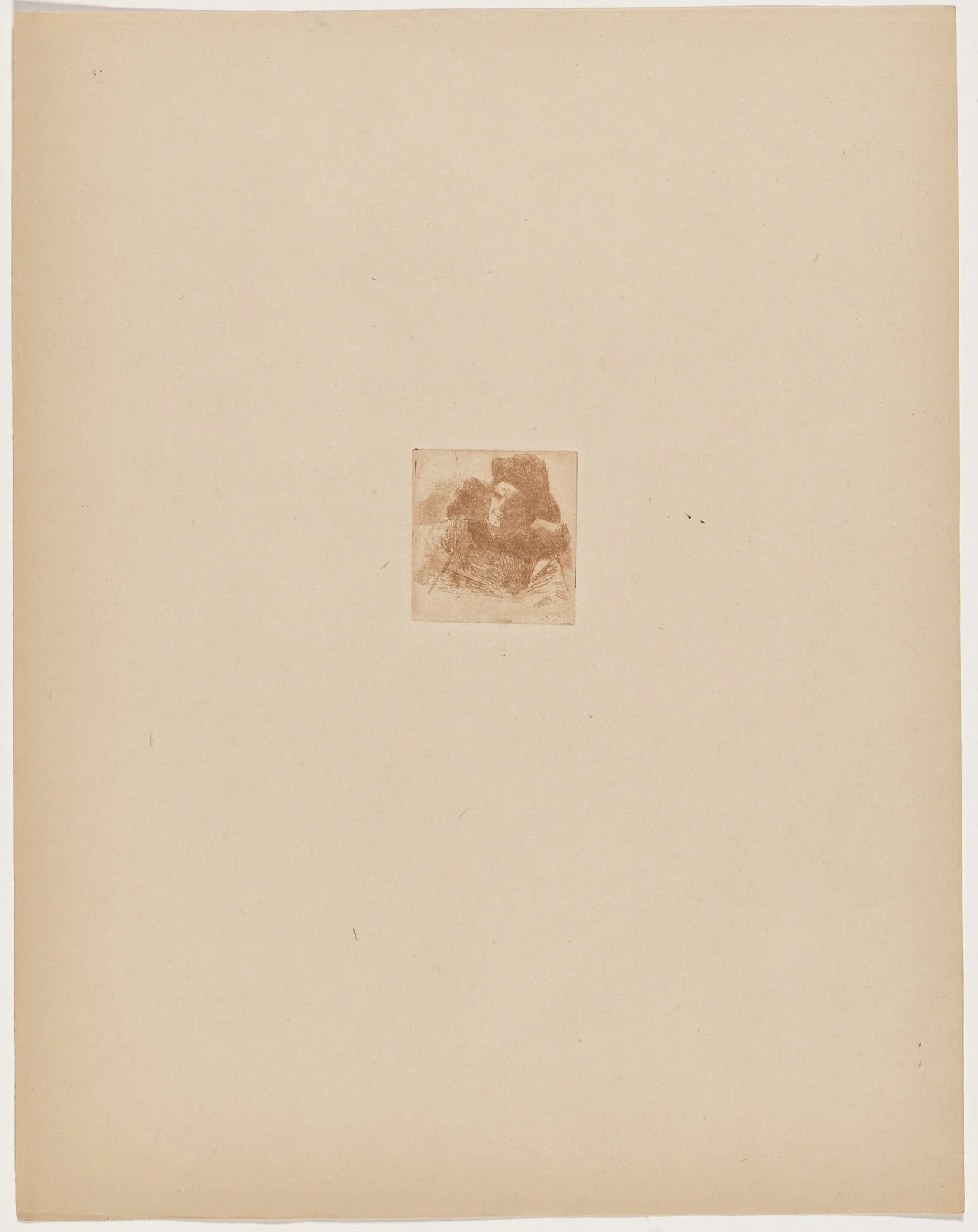 La bailli, by Félicien Rops, ink, 1895