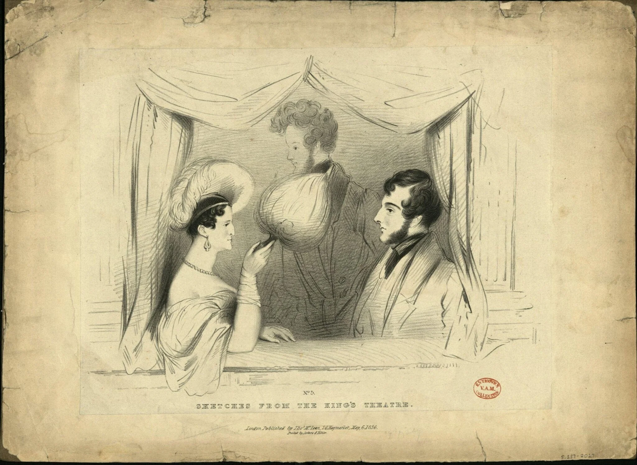 Sketches from the King's Theatre, by Thomas McLean & Co, 1836