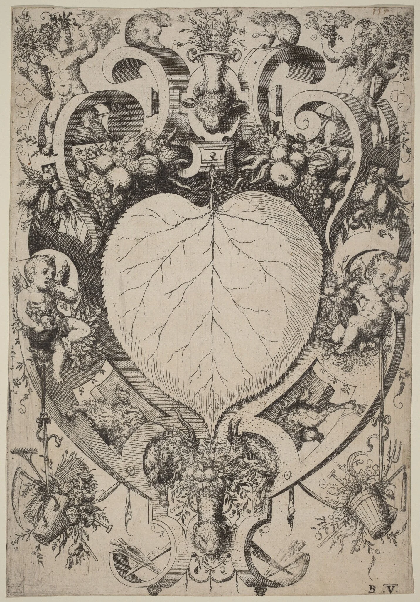 Earth, by Jost Amman, ink, 1568