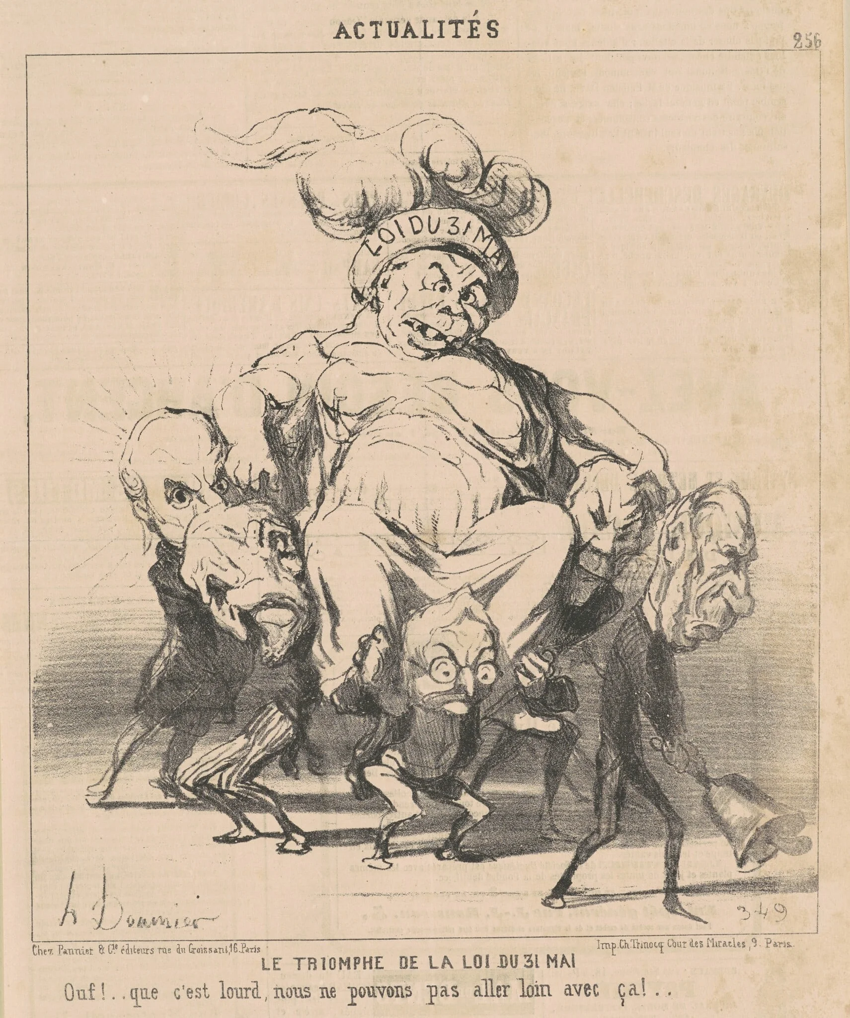 Le triomphe de la loi du 31 Mai