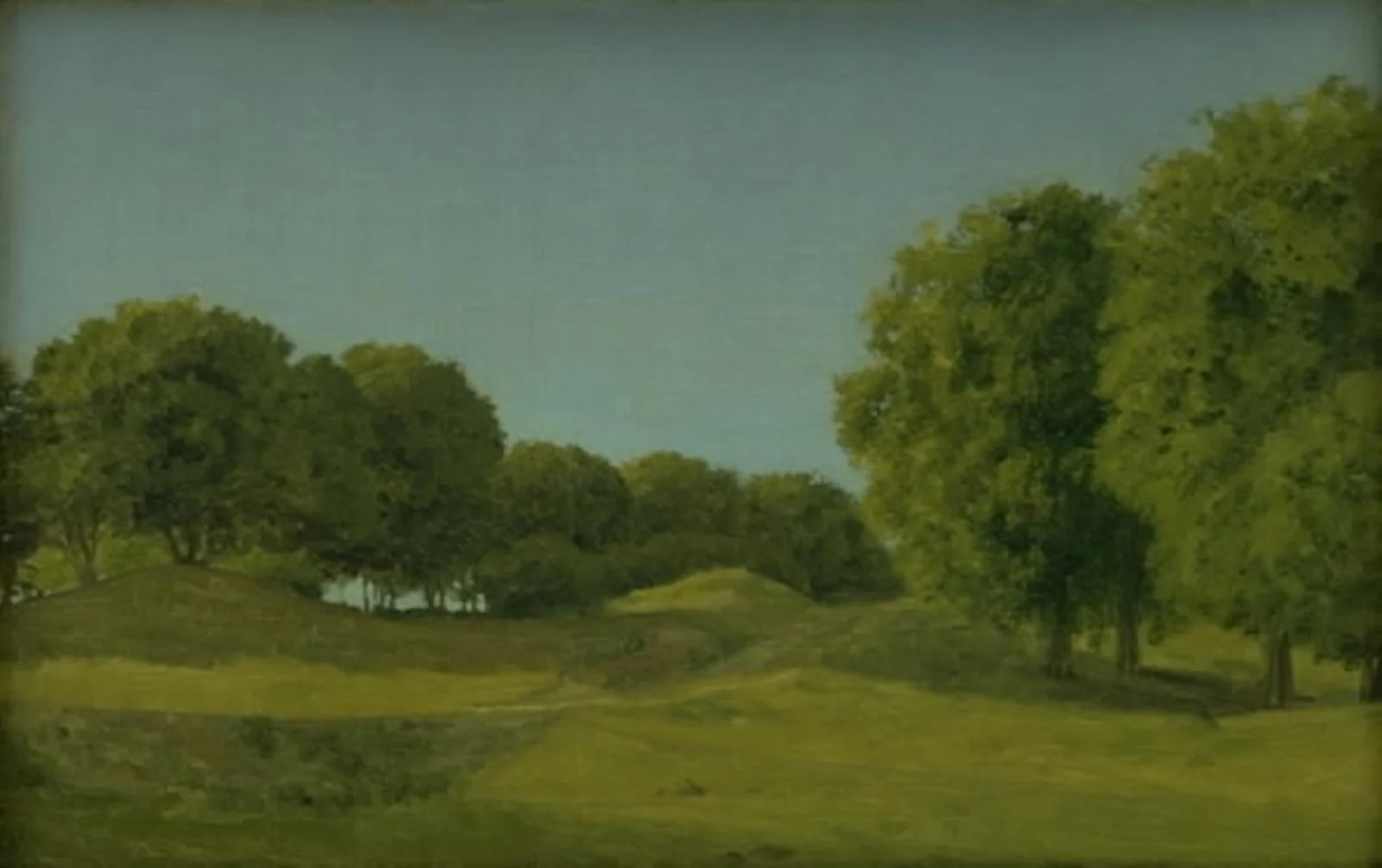Study from the Deerpark near Copenhagen, by Unknown artist, 1850