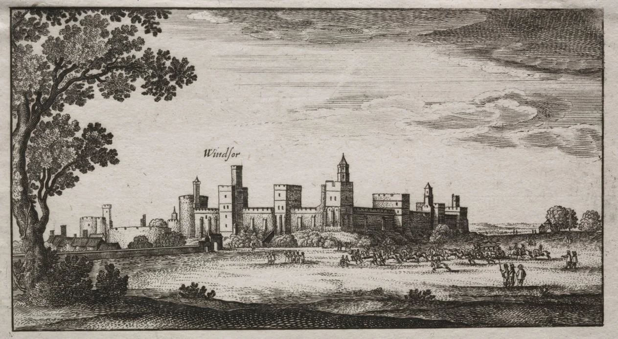 Windsor Castle from the Southeast, by Unknown, 1604