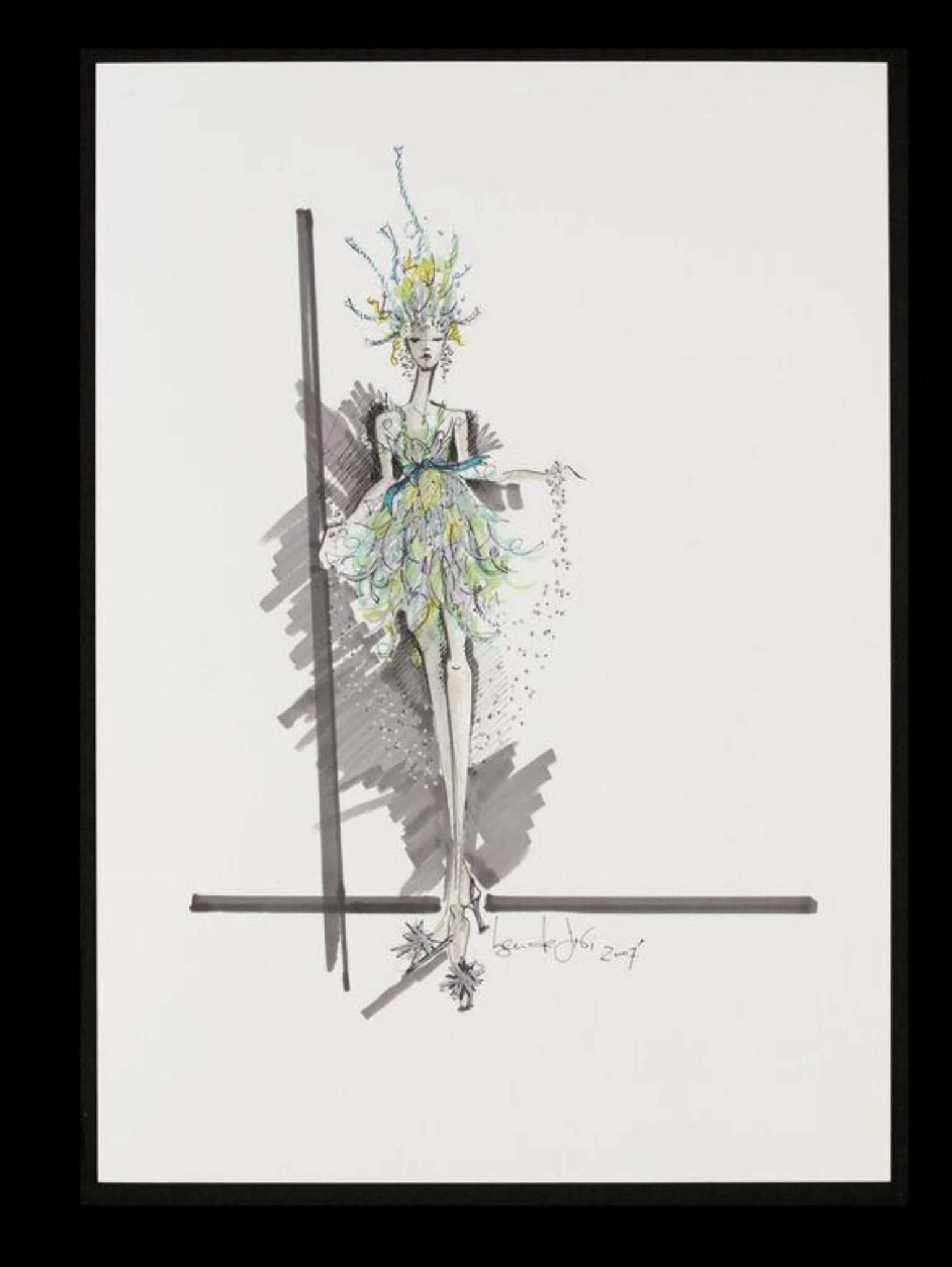 Contribution to V&A's 150th anniversary album, by Ben de Lisi, 2007