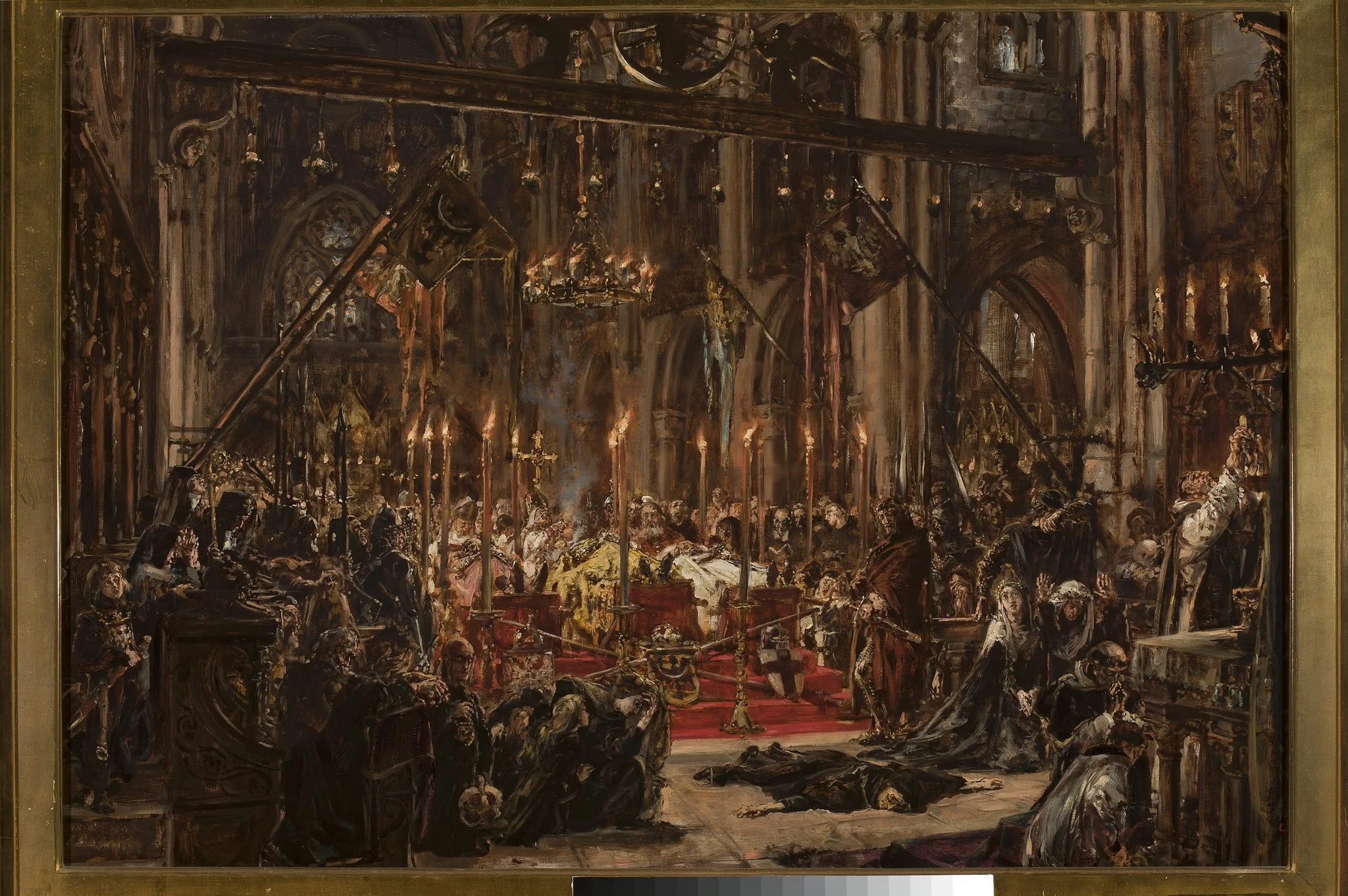 Defeat at Legnica, from the series “History of Civilization in Poland”