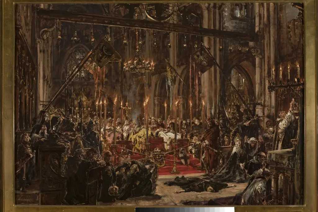 Defeat at Legnica, from the series “History of Civilization in Poland”