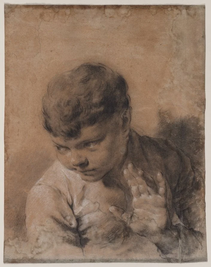 A Portrait of the Artist's Son Giacomo, by Giovanni Battista Piazzetta, 1735
