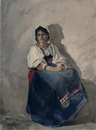 An Italian girl