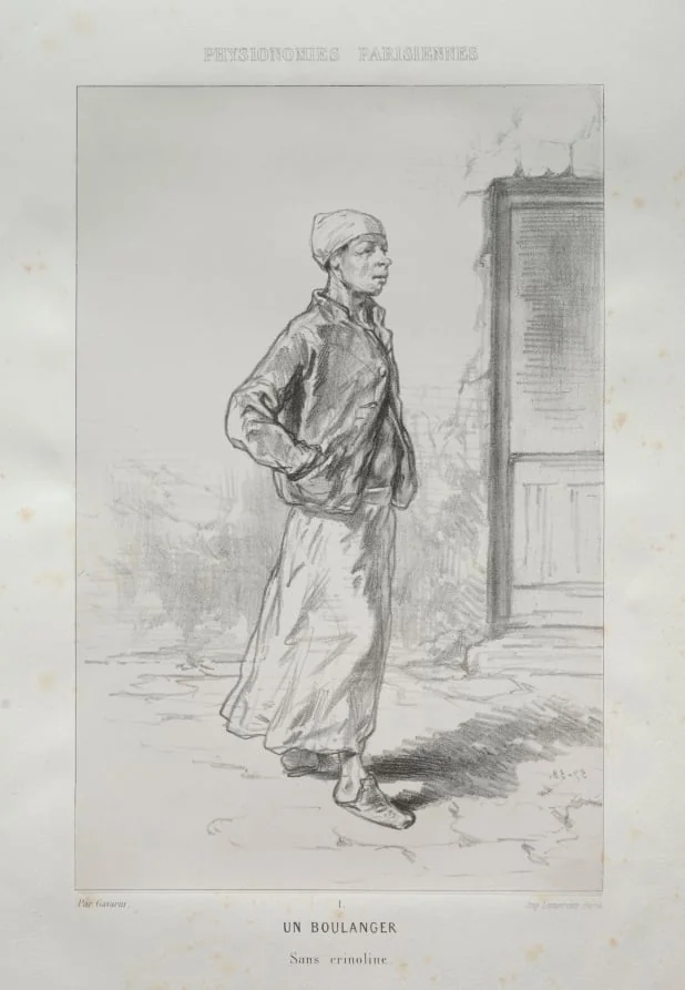 Un Boulanger, by Paul Gavarni, 1858